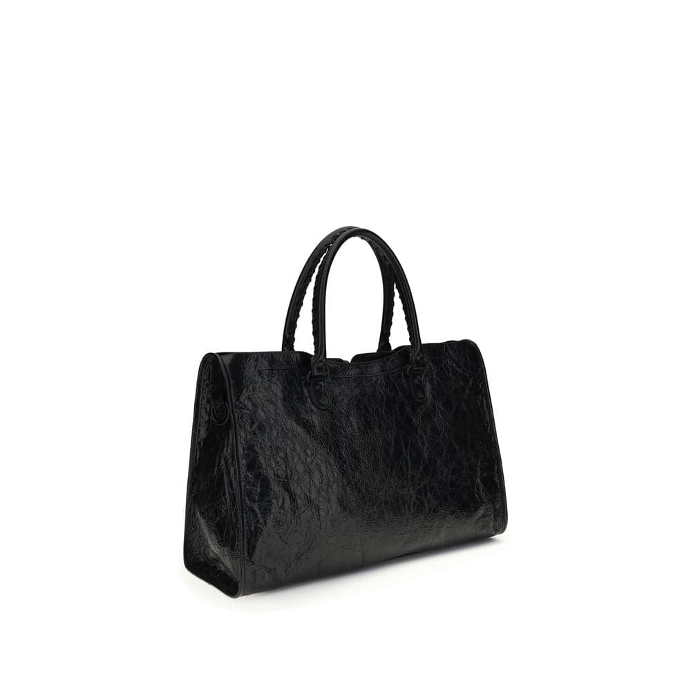 Balenciaga Black Lamb Ovis Aries Aries Shoulder Bag - 3
