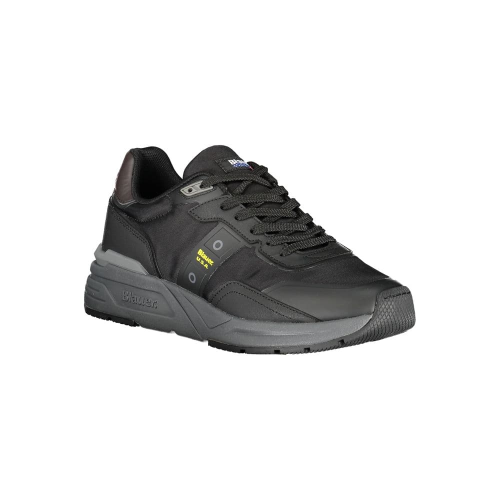 Blauer Black Polyurethane Men Sneaker - 2