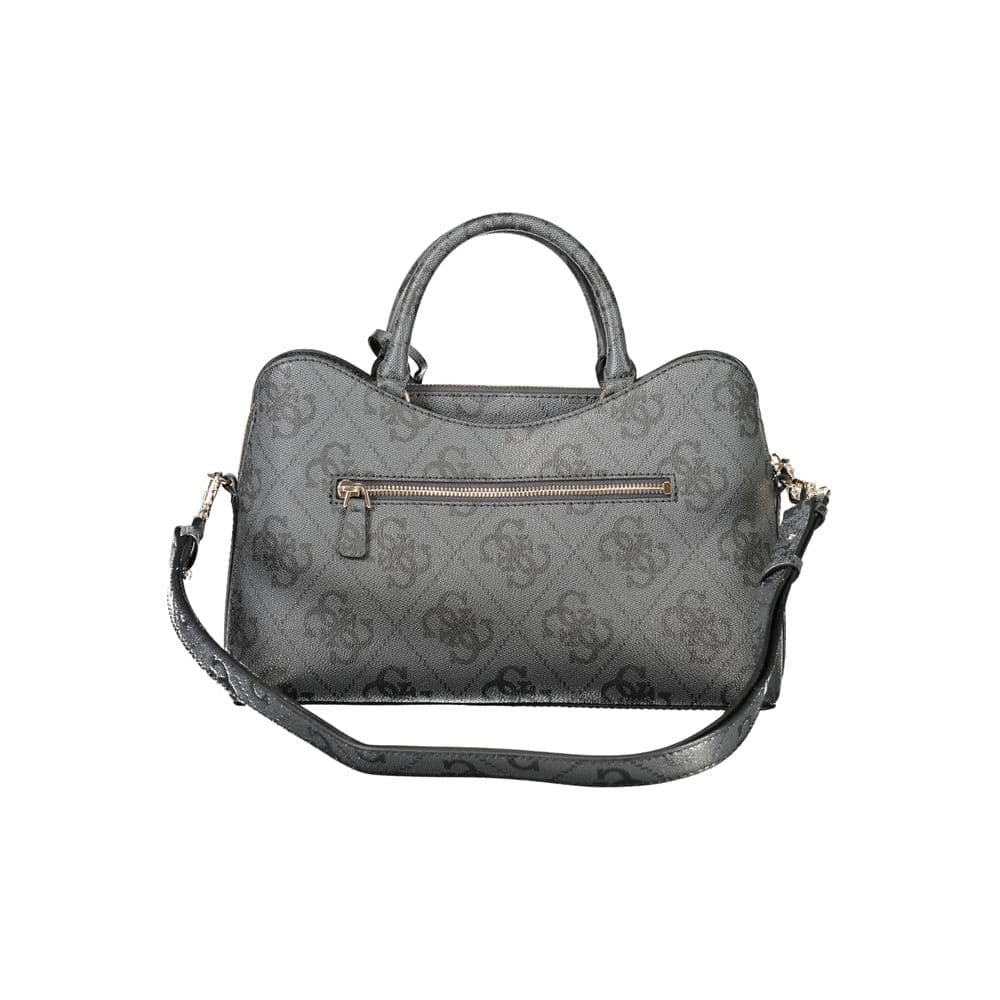 Guess Jeans "Black Polyurethane Women Handbag" - 2