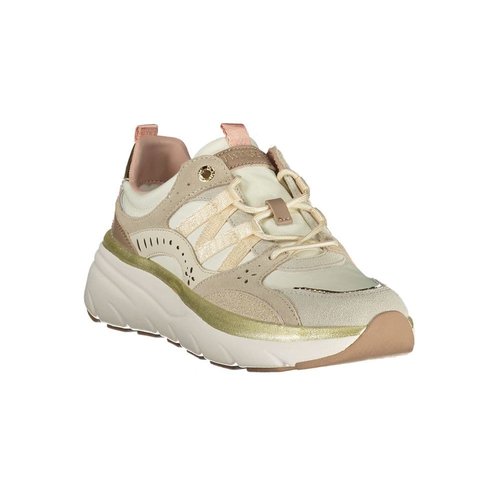 Twinset Beige Polyurethane Women Sneaker - 2