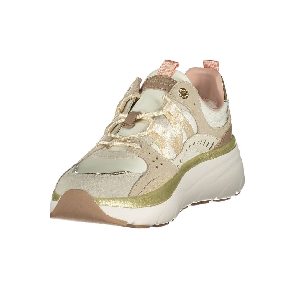 Twinset Beige Polyurethane Women Sneaker - 3