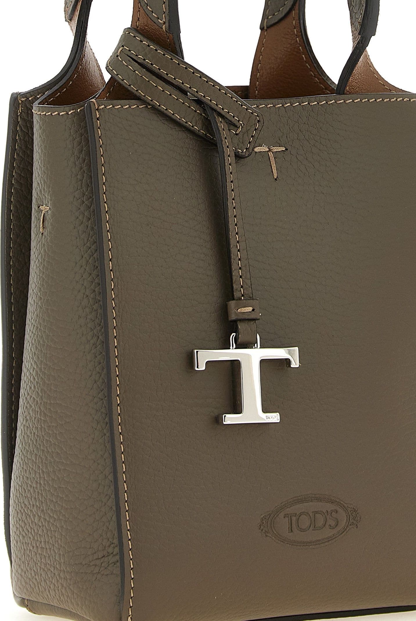 Tod's Bicolor Calfskin Handbag - 3