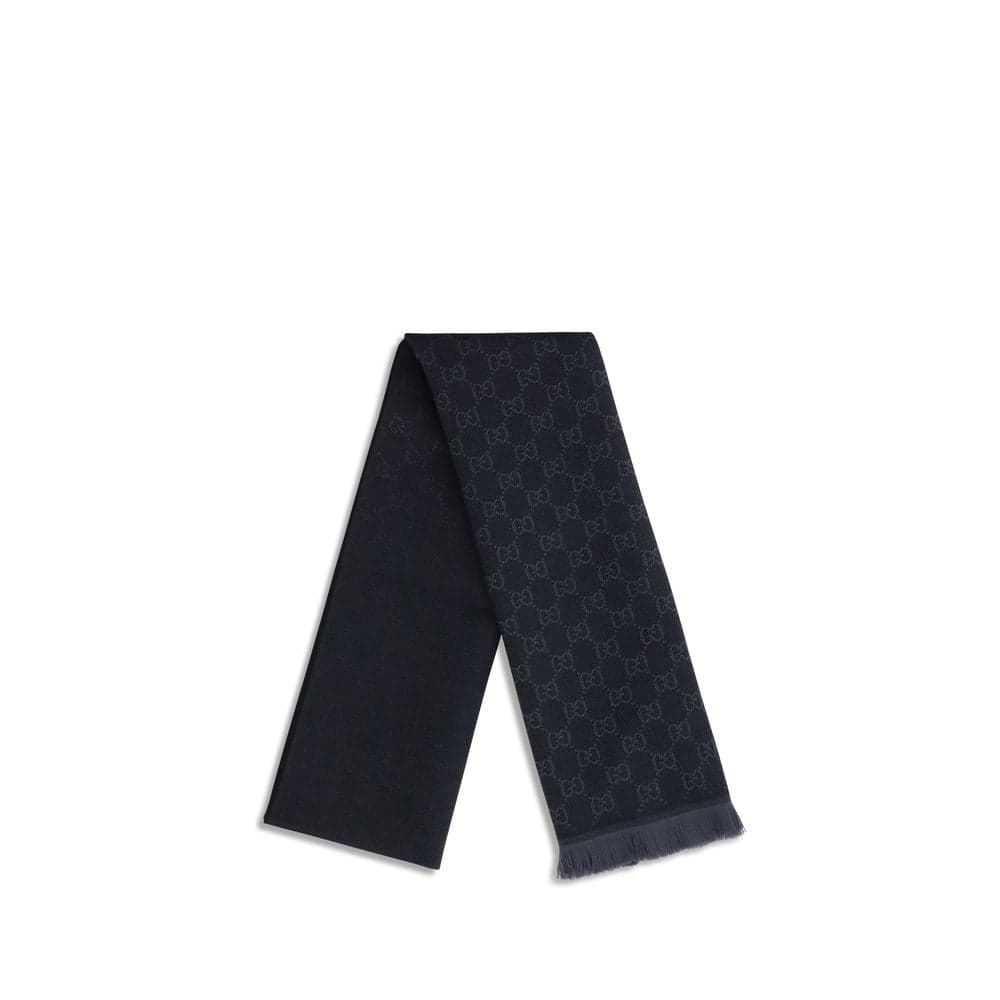 Gucci Black Wool Oves Aries Scarf - 2