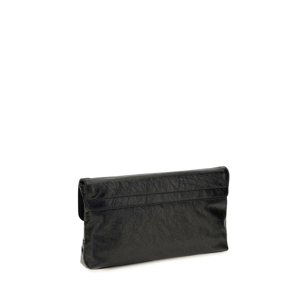 Balenciaga Black Lamb Ovis Aries Aries Clutch Bag - 3