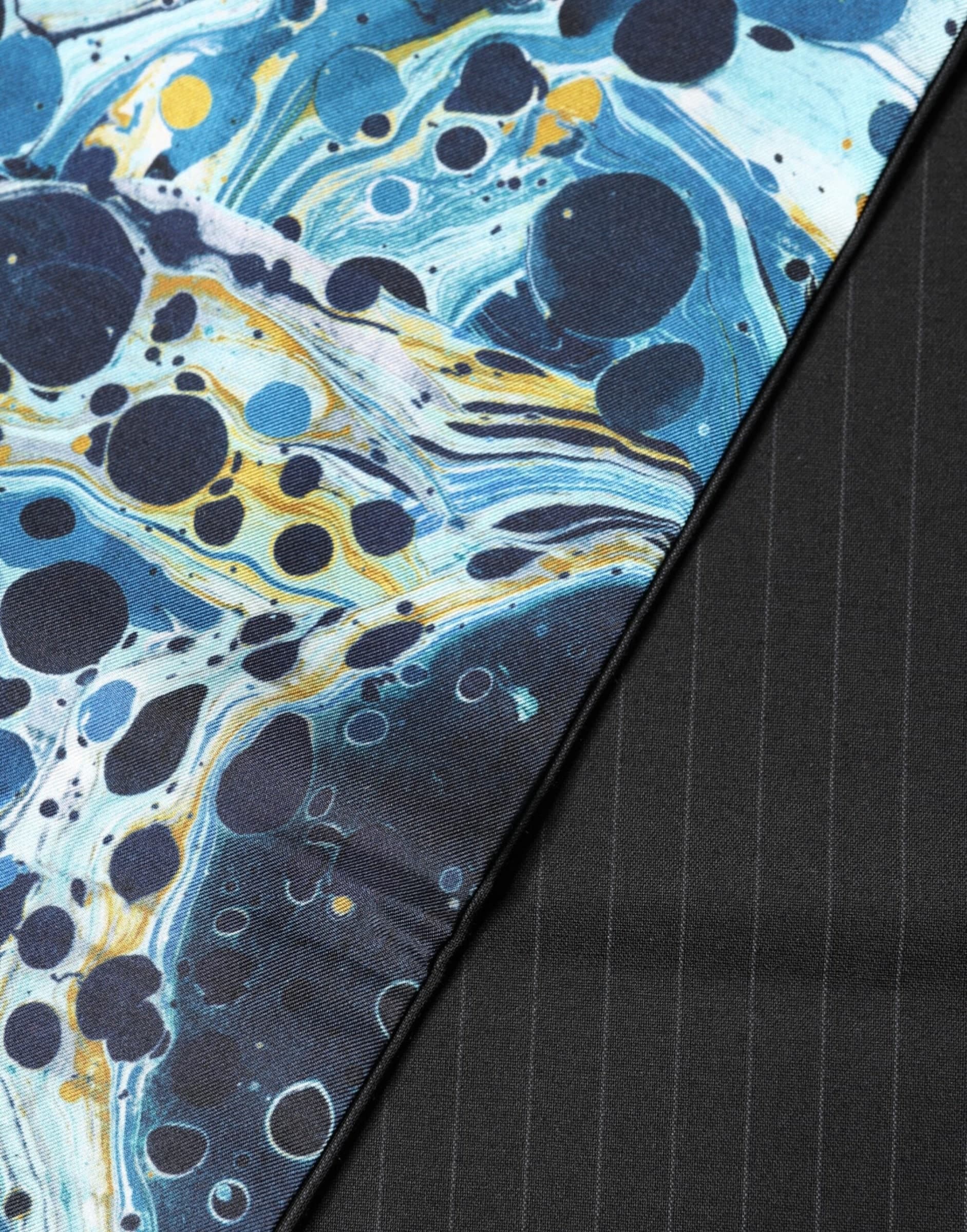 Dolce & Gabbana Multicolor Marble Neck Wrap Foulard Scarf - 4