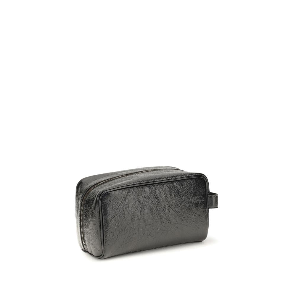 Balenciaga Black Lamb Ovis Aries Aries Wallet - 3