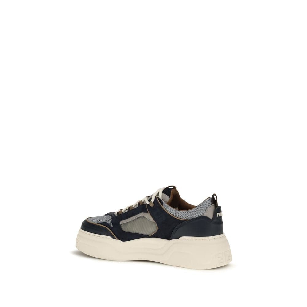 Fendi Multicolor Calf Leather Bos Taurus Athletic Sneakers - 3