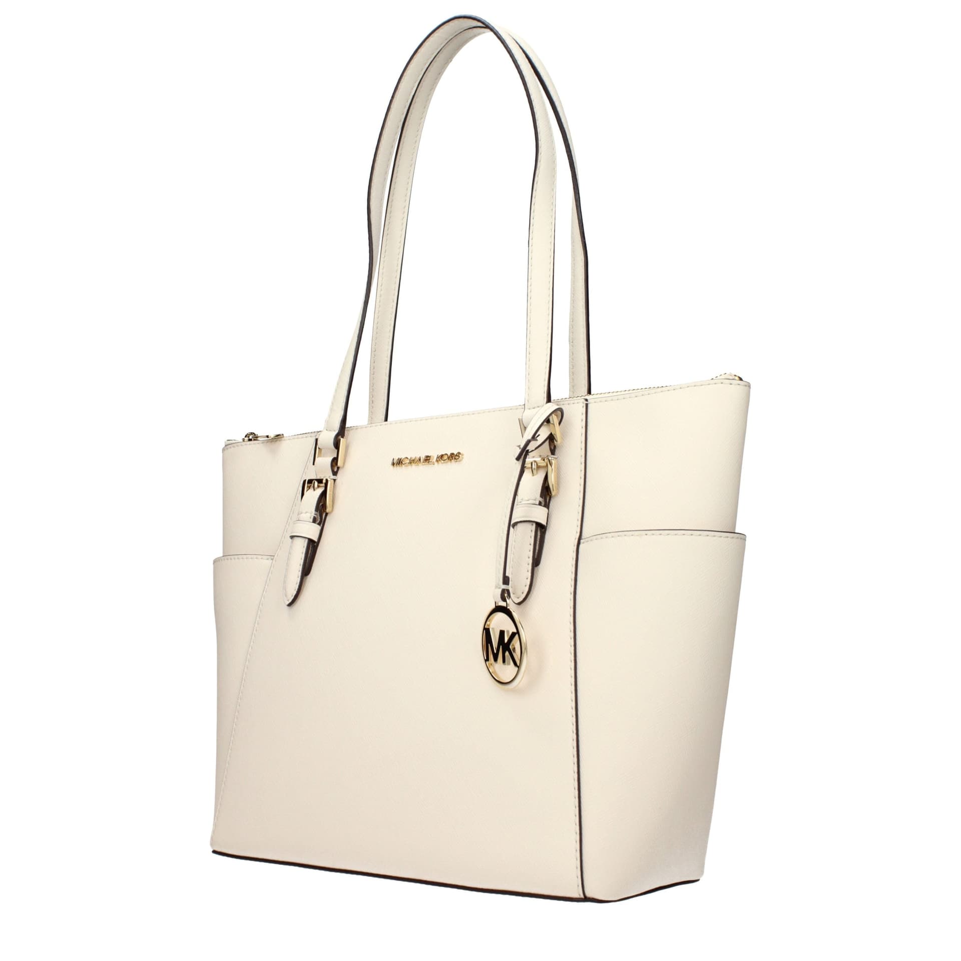 Michael Kors Beige Leather Shoulder Bag - 2
