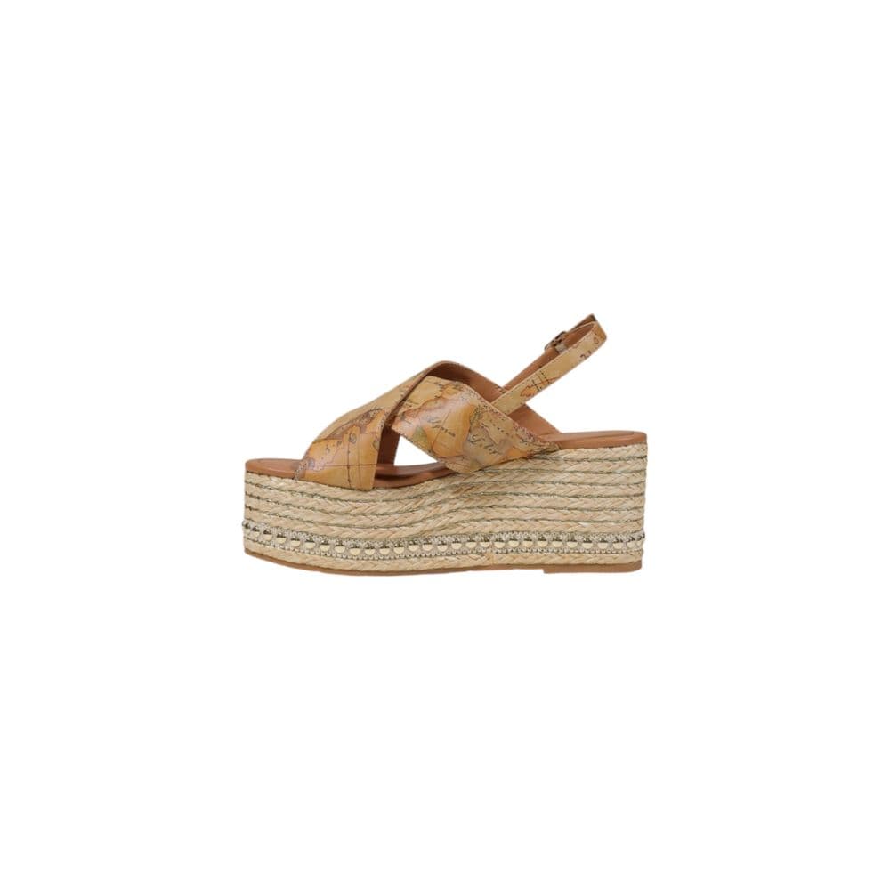Alviero Martini Prima Classe Beige Polyethylene Platform Sandals - 3