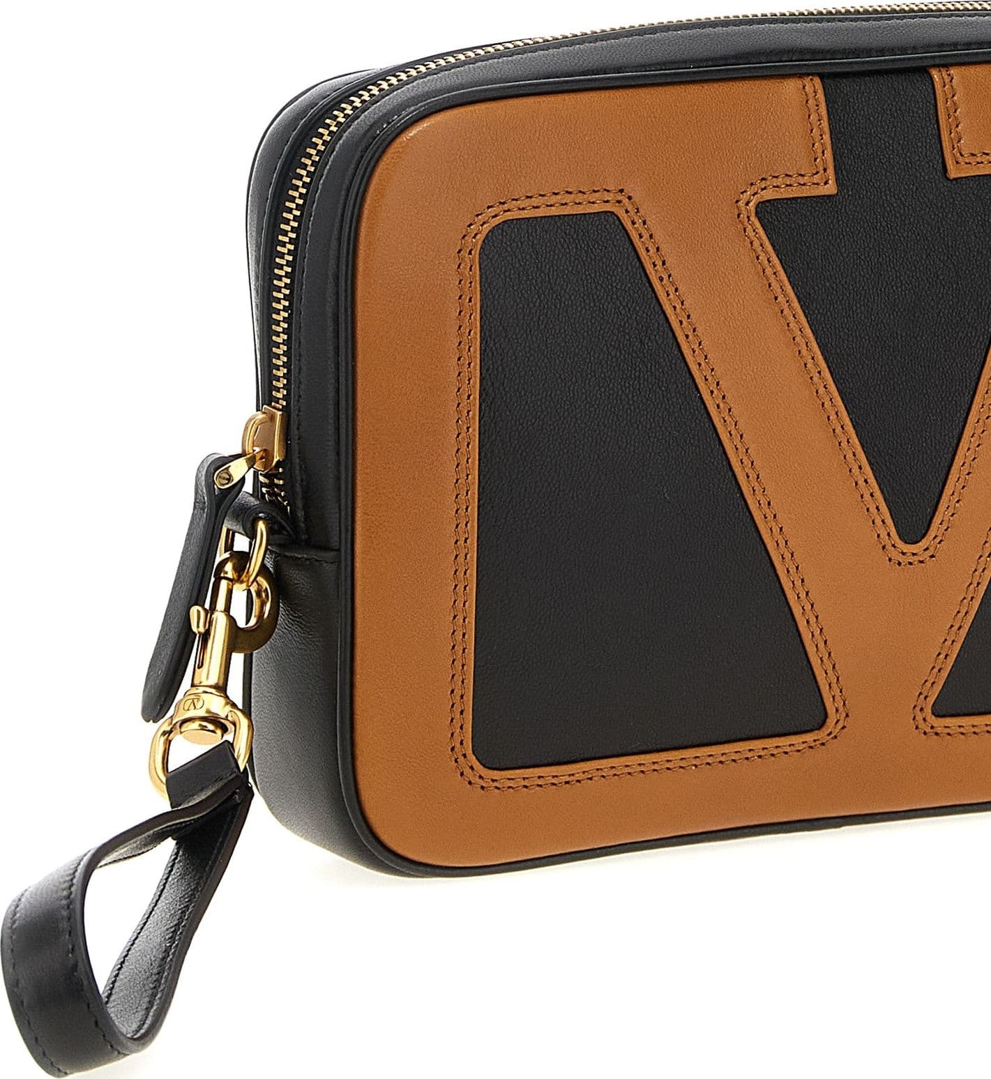 Valentino Garavani Multicolor Lamb Leather Clutch Bag - 3