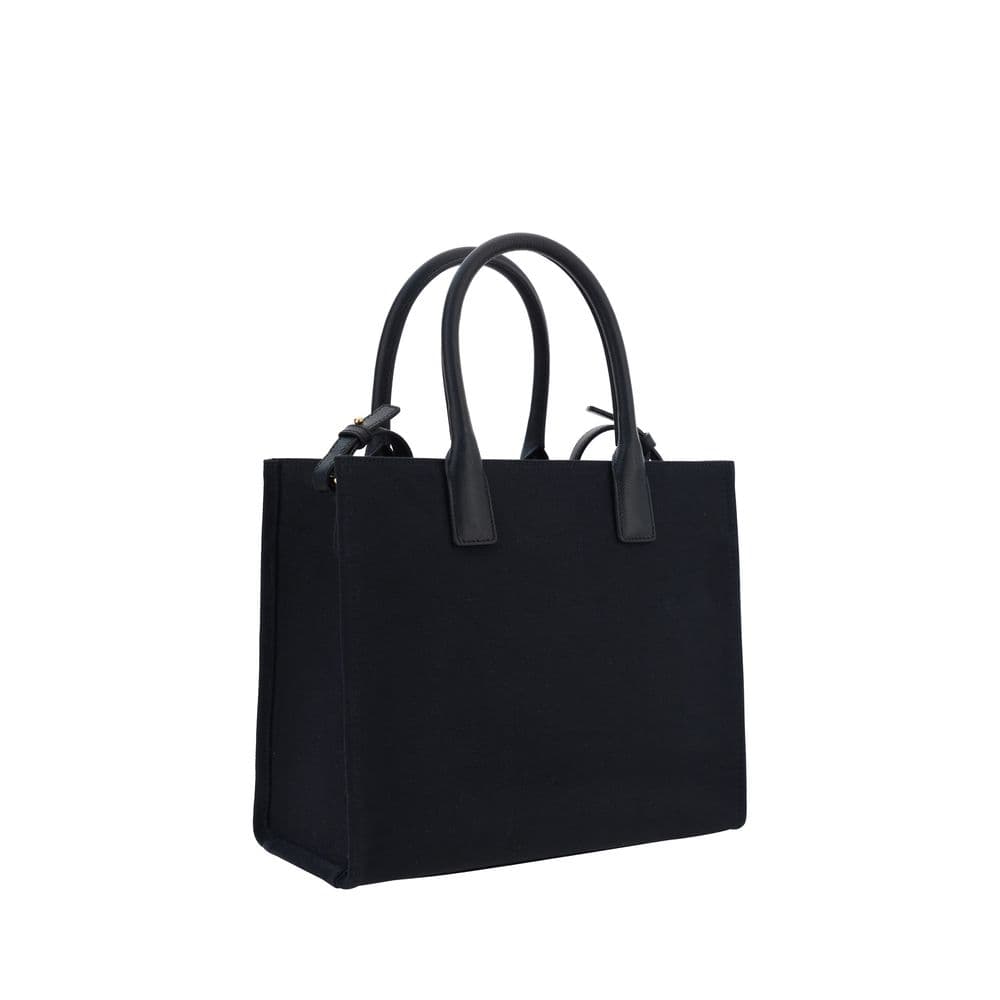 Versace Black Cotton Shoulder Bag - 3