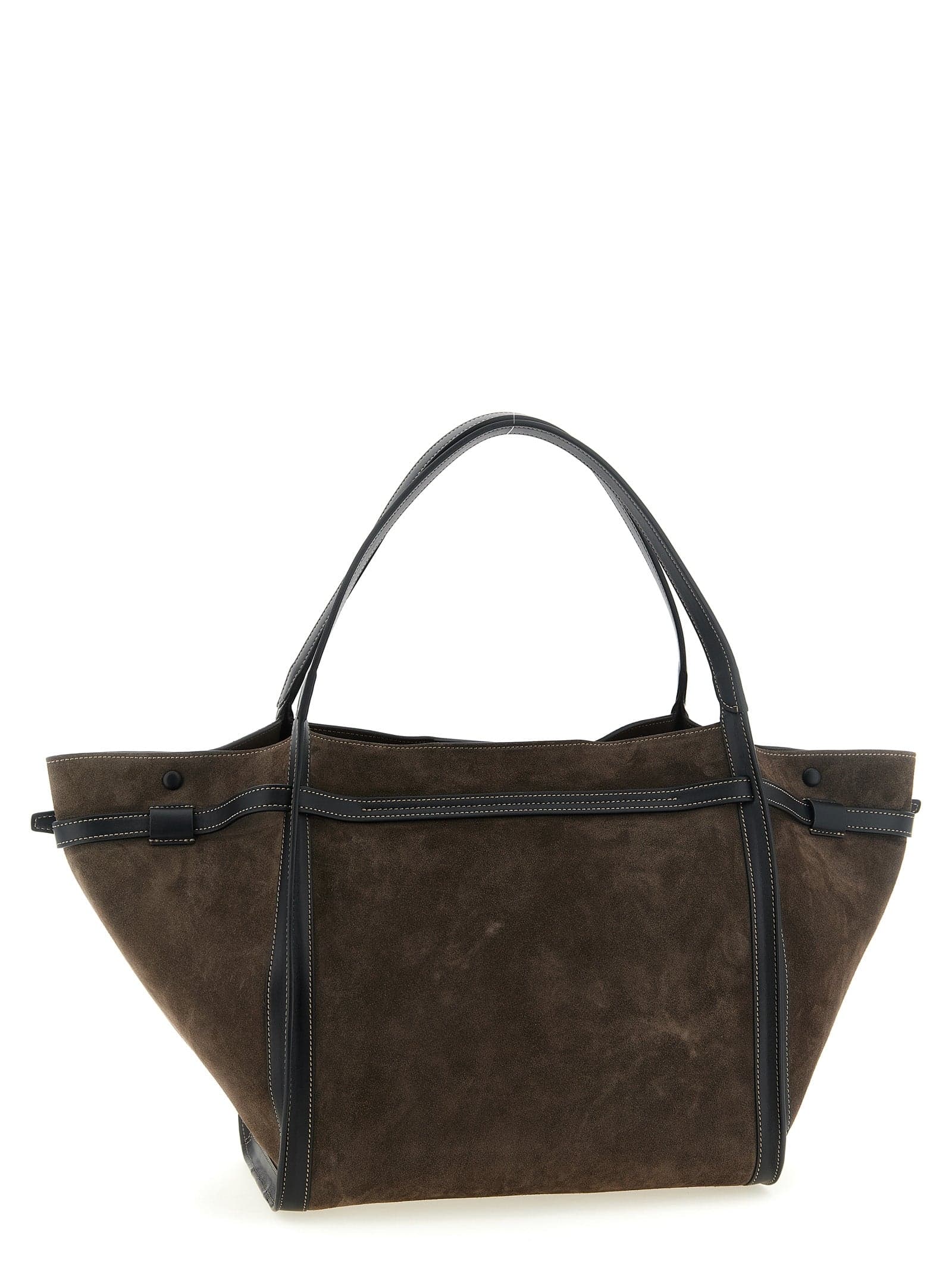 Tod's Brown Calfskin Tote Bag - 2