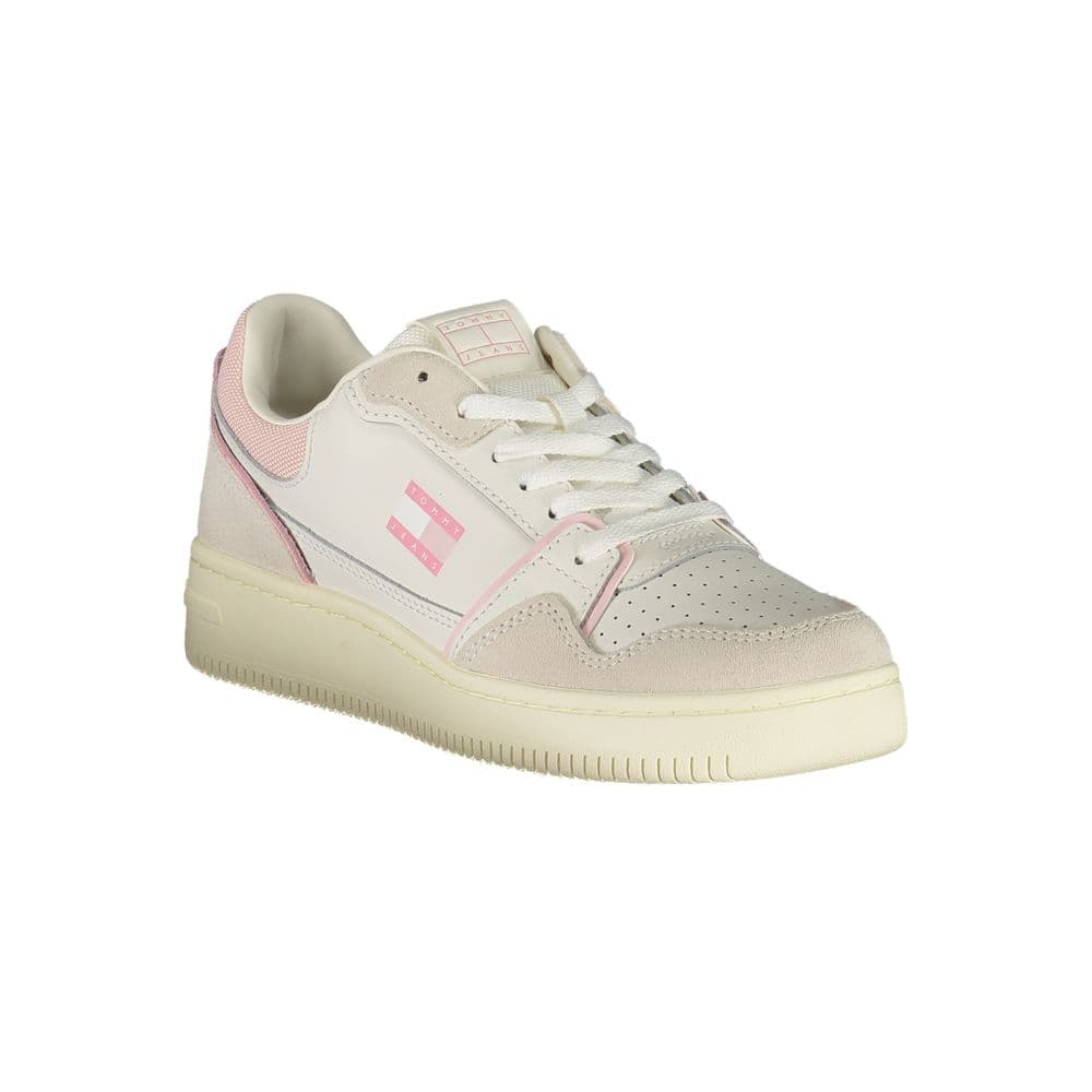 Tommy Hilfiger White Polyurethane Women Sneaker - 2