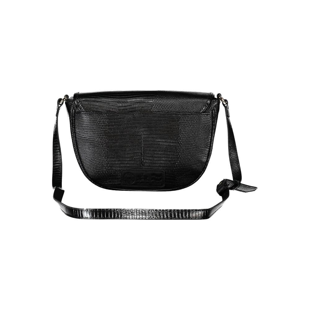 La Martina Black Polyurethane Women's Shoulder Bag - 2