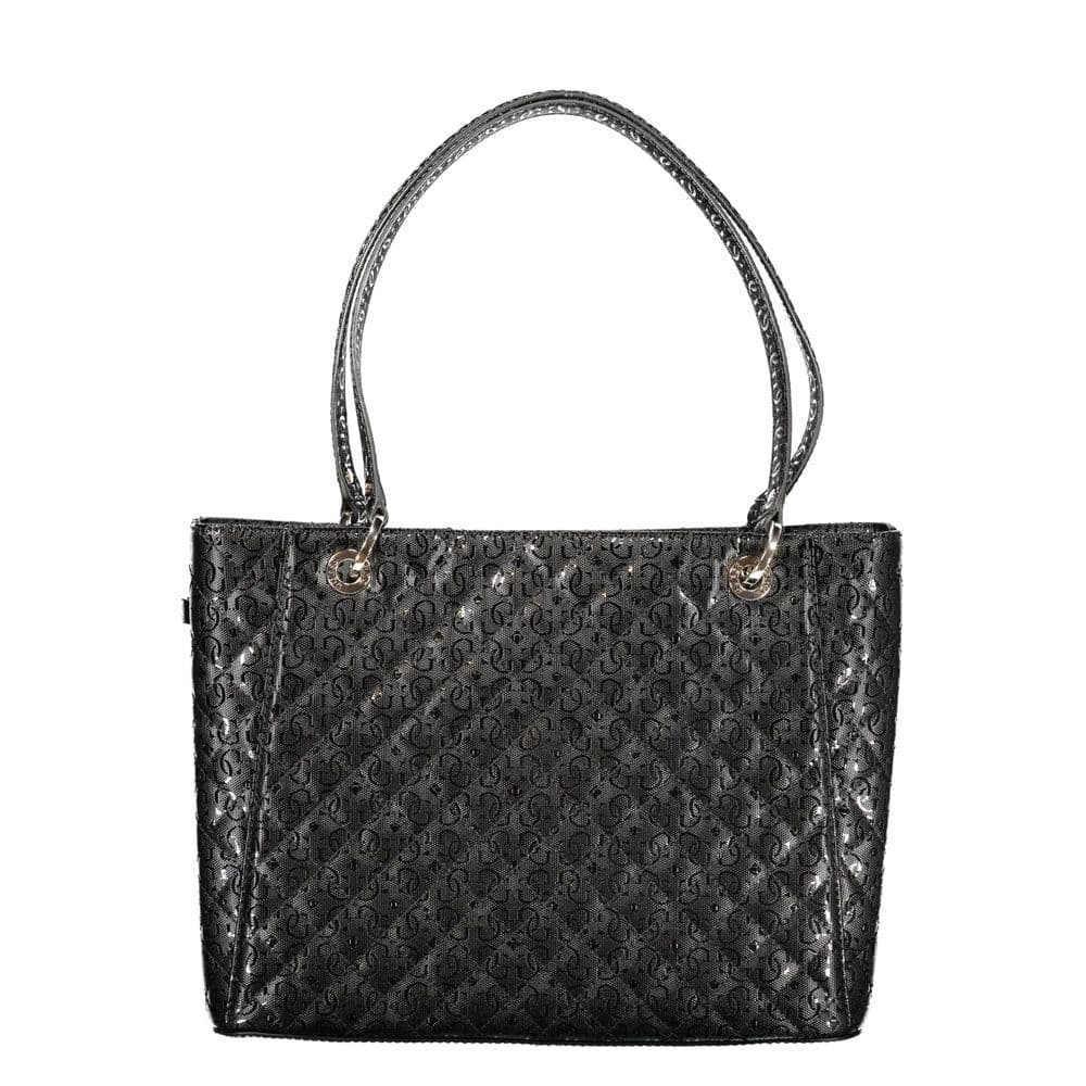 Guess Jeans Black Polyurethane Women's Handbag - 2
