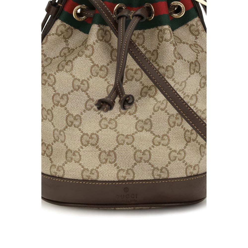 Gucci Beige Cotton Backet Bag - 4