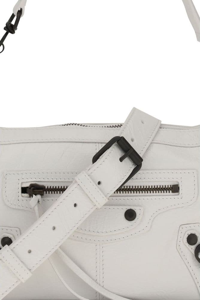 Balenciaga White Lamb Ovis Aries Aries Handbag - 4