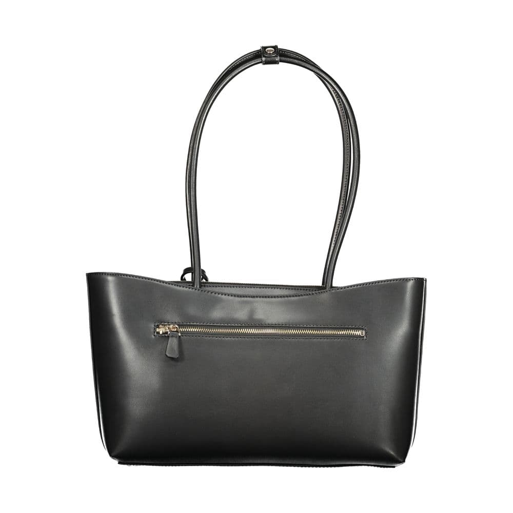 Guess Jeans Nero Poliuretano Woman Handbag - 2