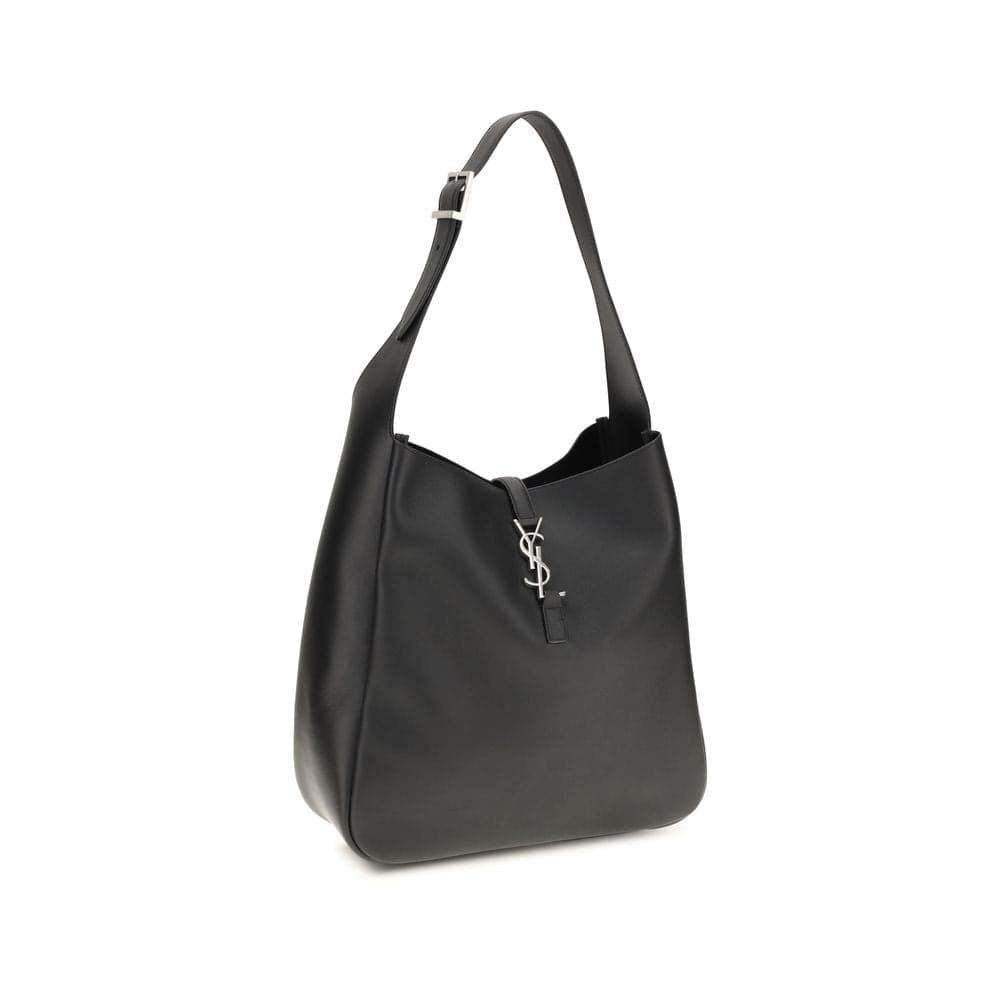 Saint Laurent Black Calf Leather Bos Taurus Shoulder Bag - 2