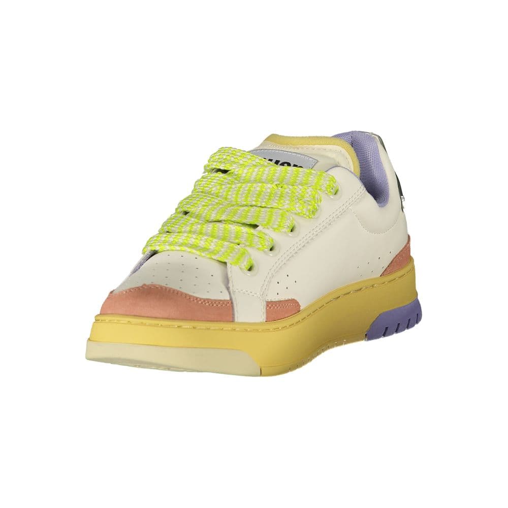 Blauer White Polyurethane Women Sneaker - 3