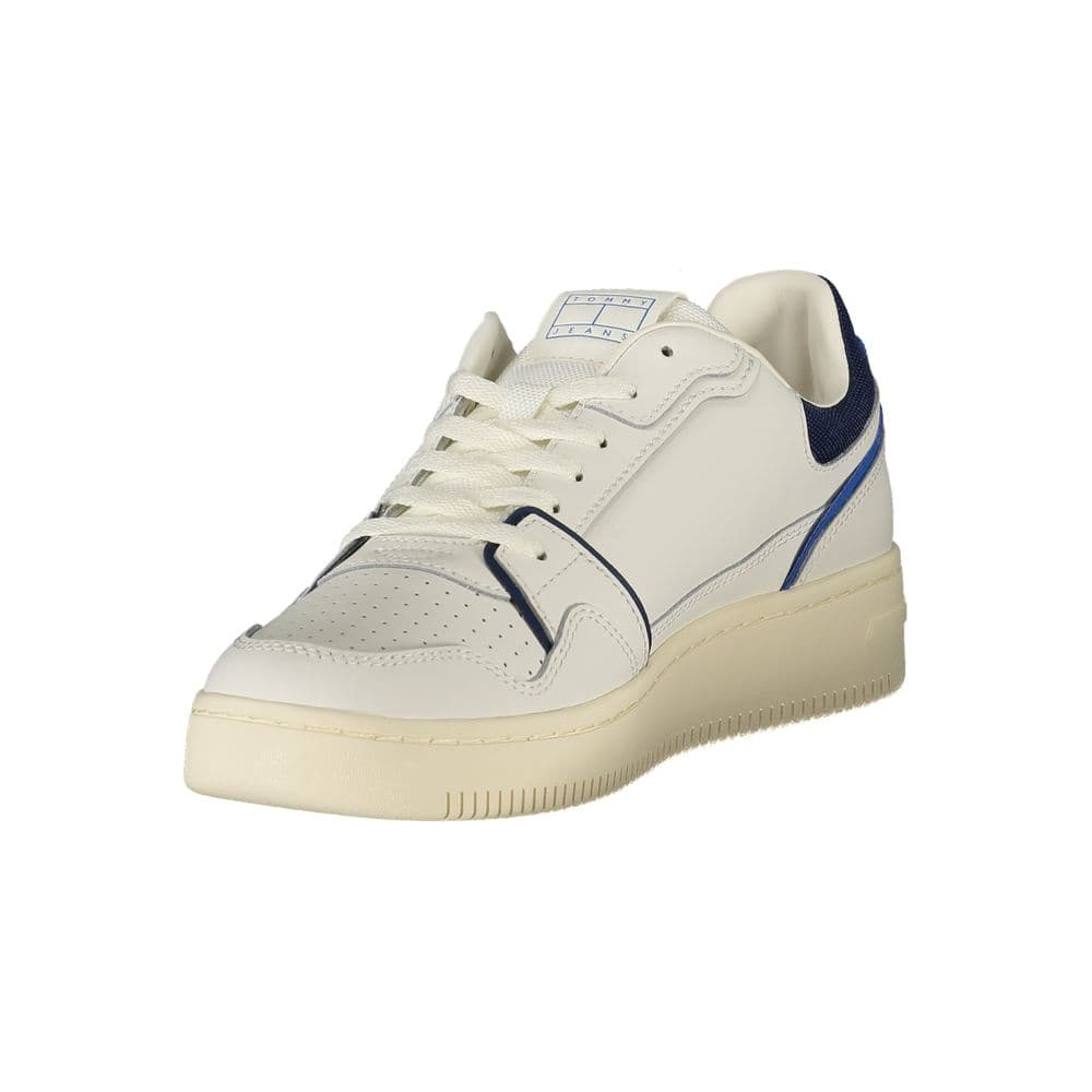 Tommy Hilfiger Bianco Polyurethane Men Sneaker - 3