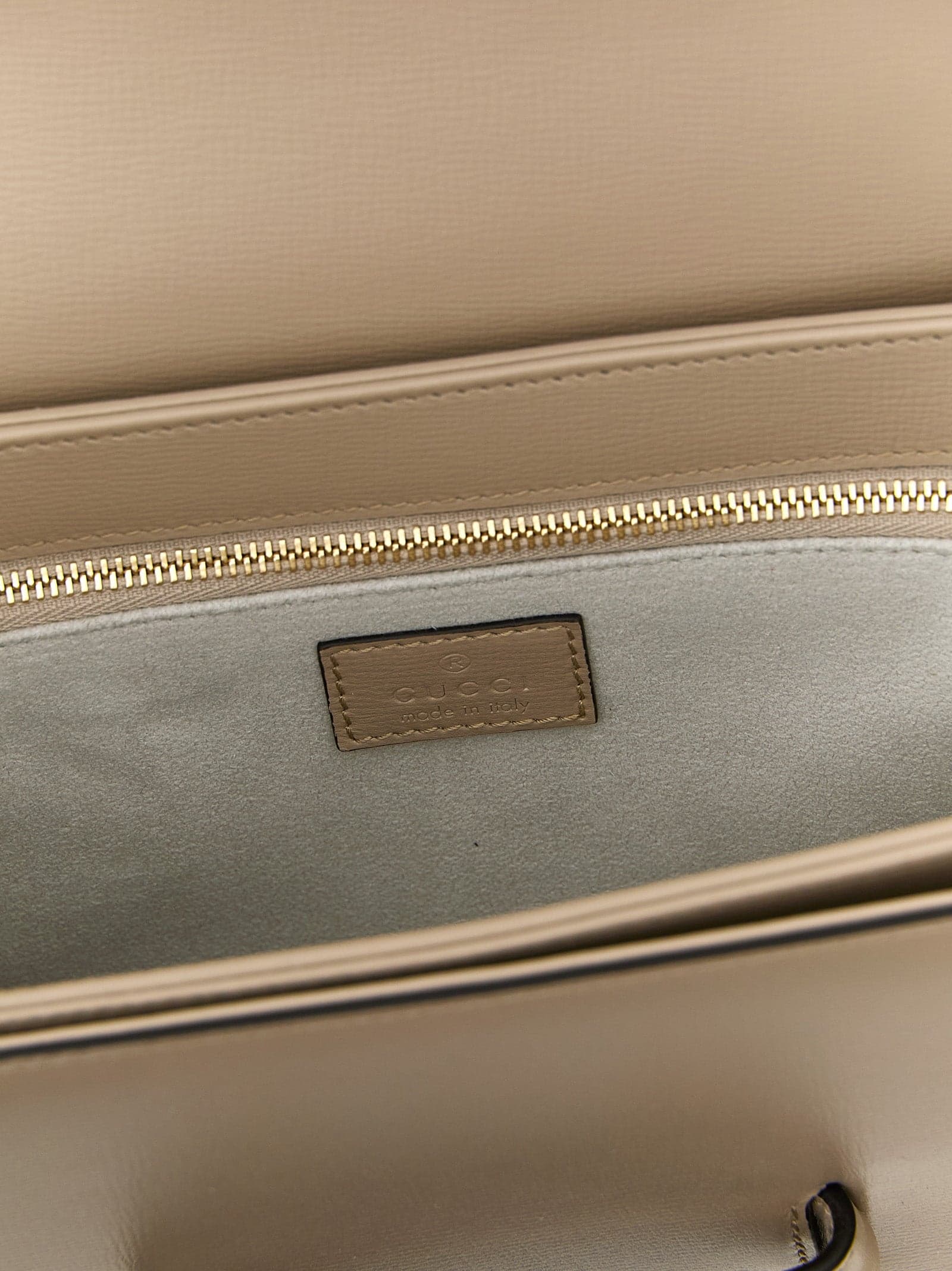 Gucci Beige Calfskin Shoulder Bag - 4