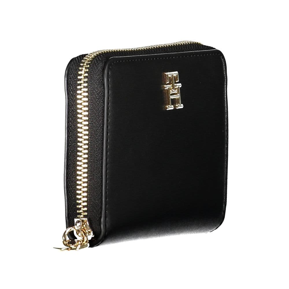 Tommy Hilfiger Black Polyethylene Women Wallet - 3