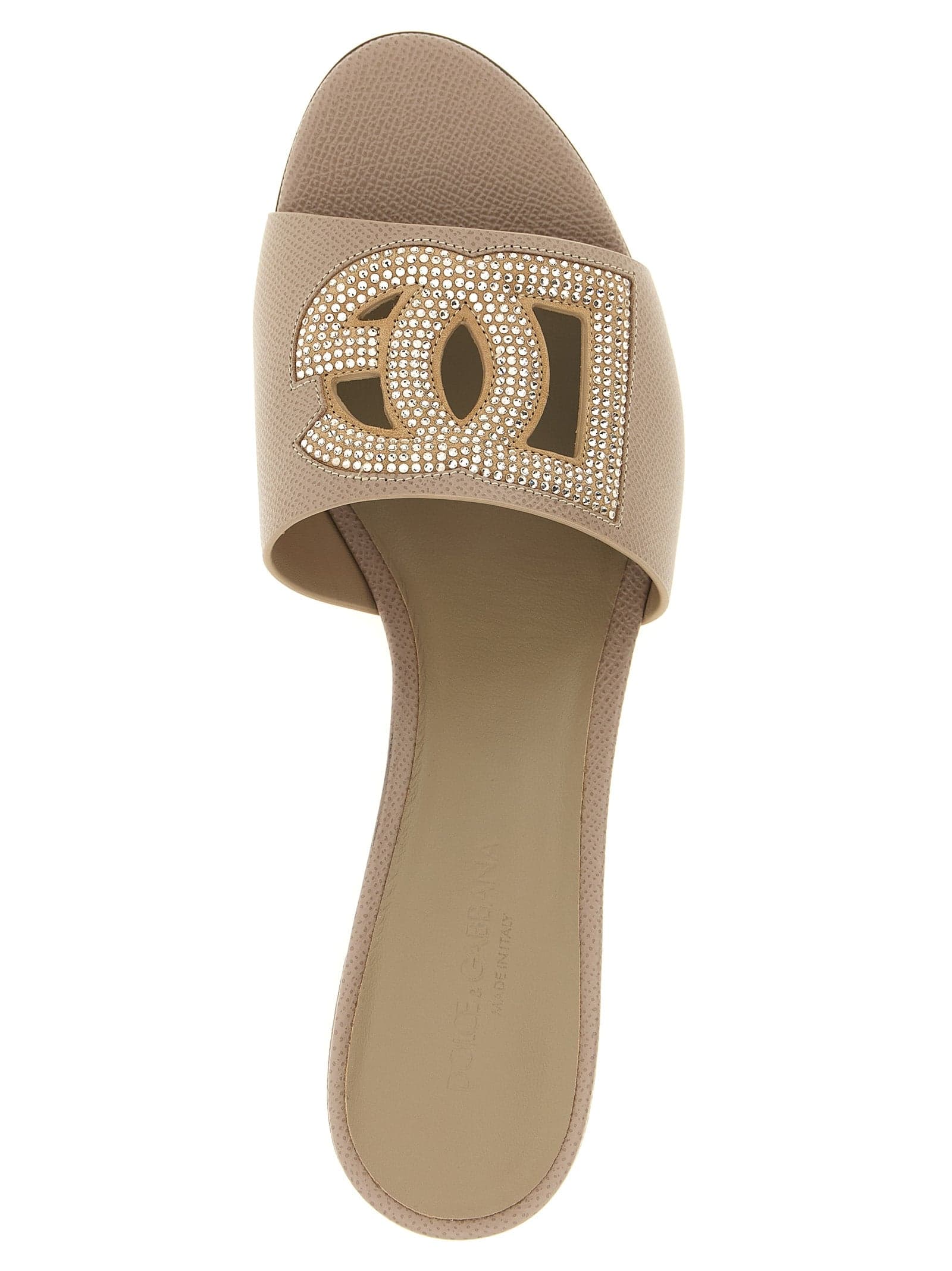 Dolce & Gabbana Gray Calfskin Mules - 4