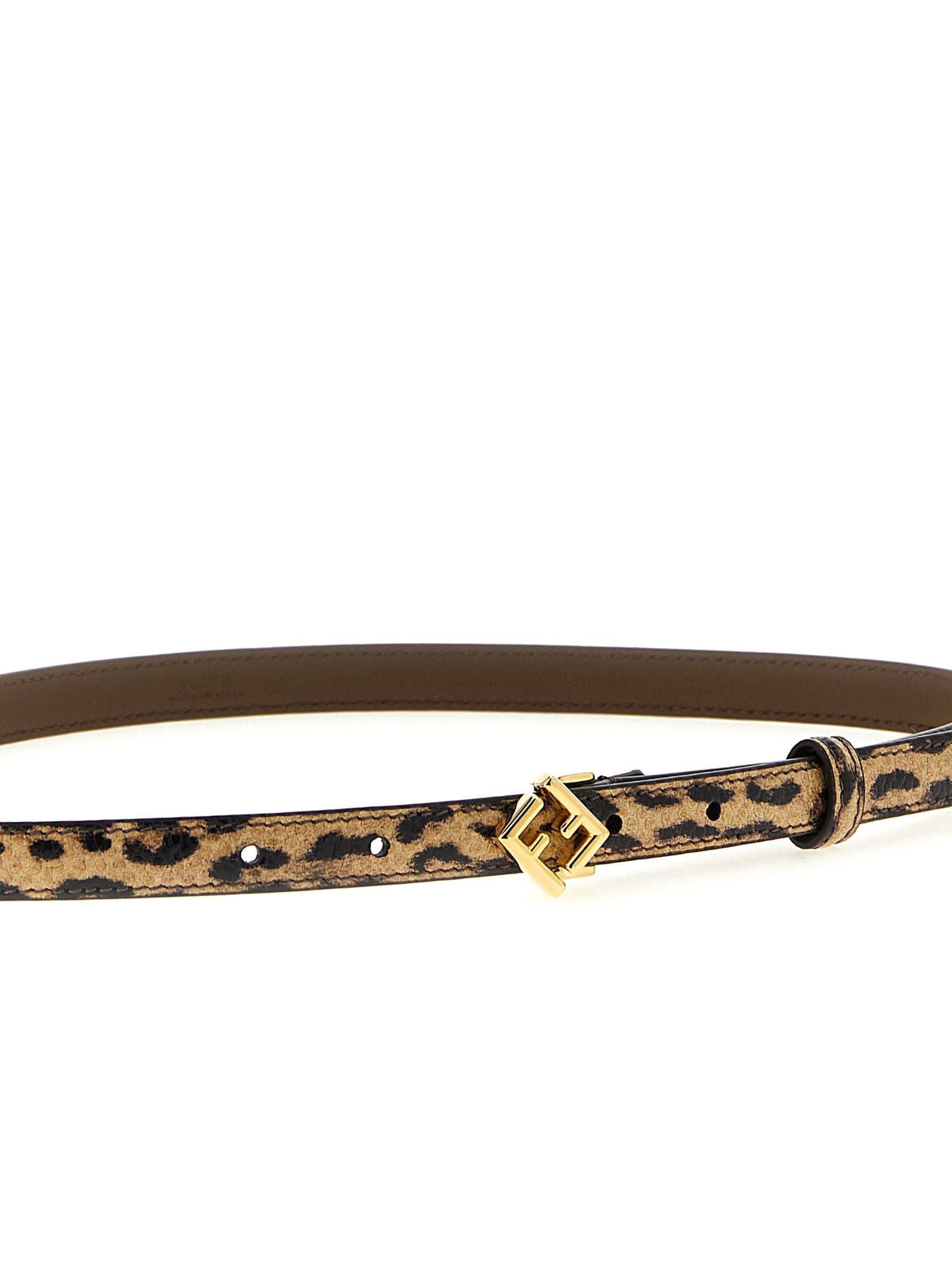 Fendi Multicolor Velvet Leather Regular Belt - 3