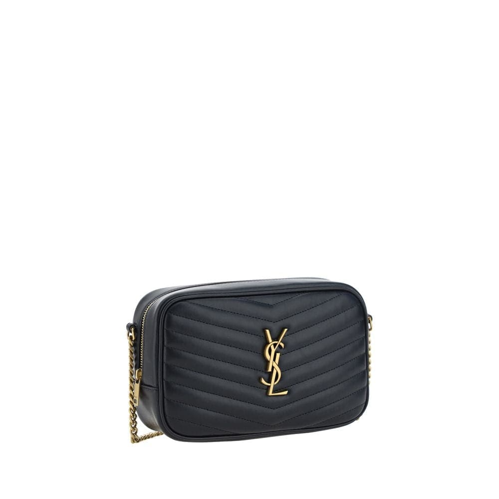 Saint Laurent Black Calf Leather Bos Taurus Shoulder Bag - 2