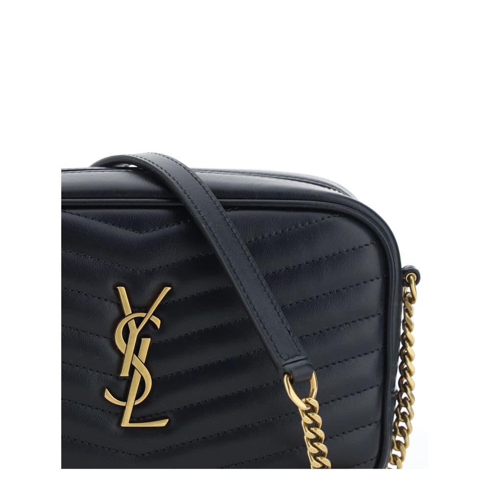 Saint Laurent Black Calf Leather Bos Taurus Shoulder Bag - 4
