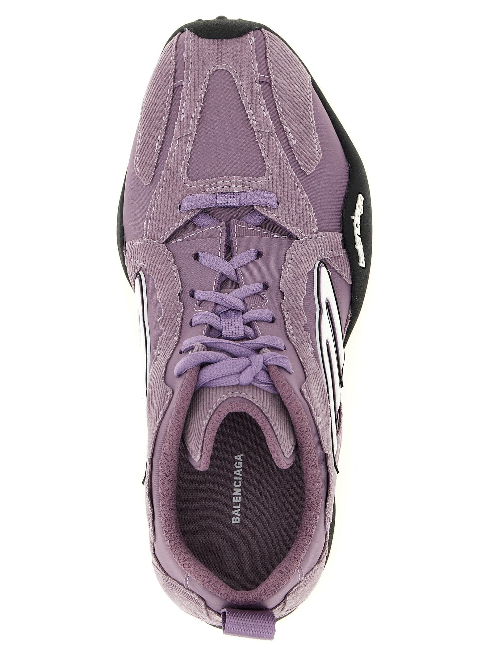Balenciaga Purple Polyester Athletic Sneakers - 4