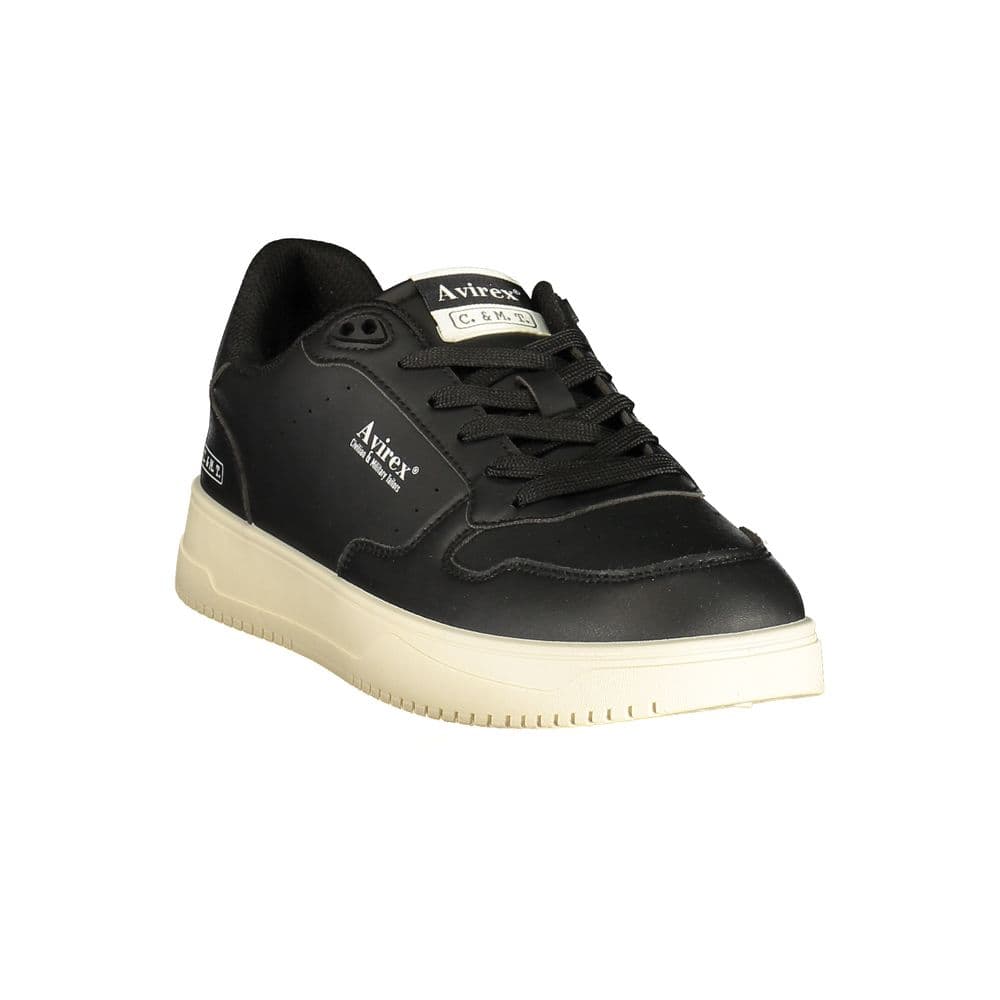 Avirex Black Polyurethane Men Sneaker - 2