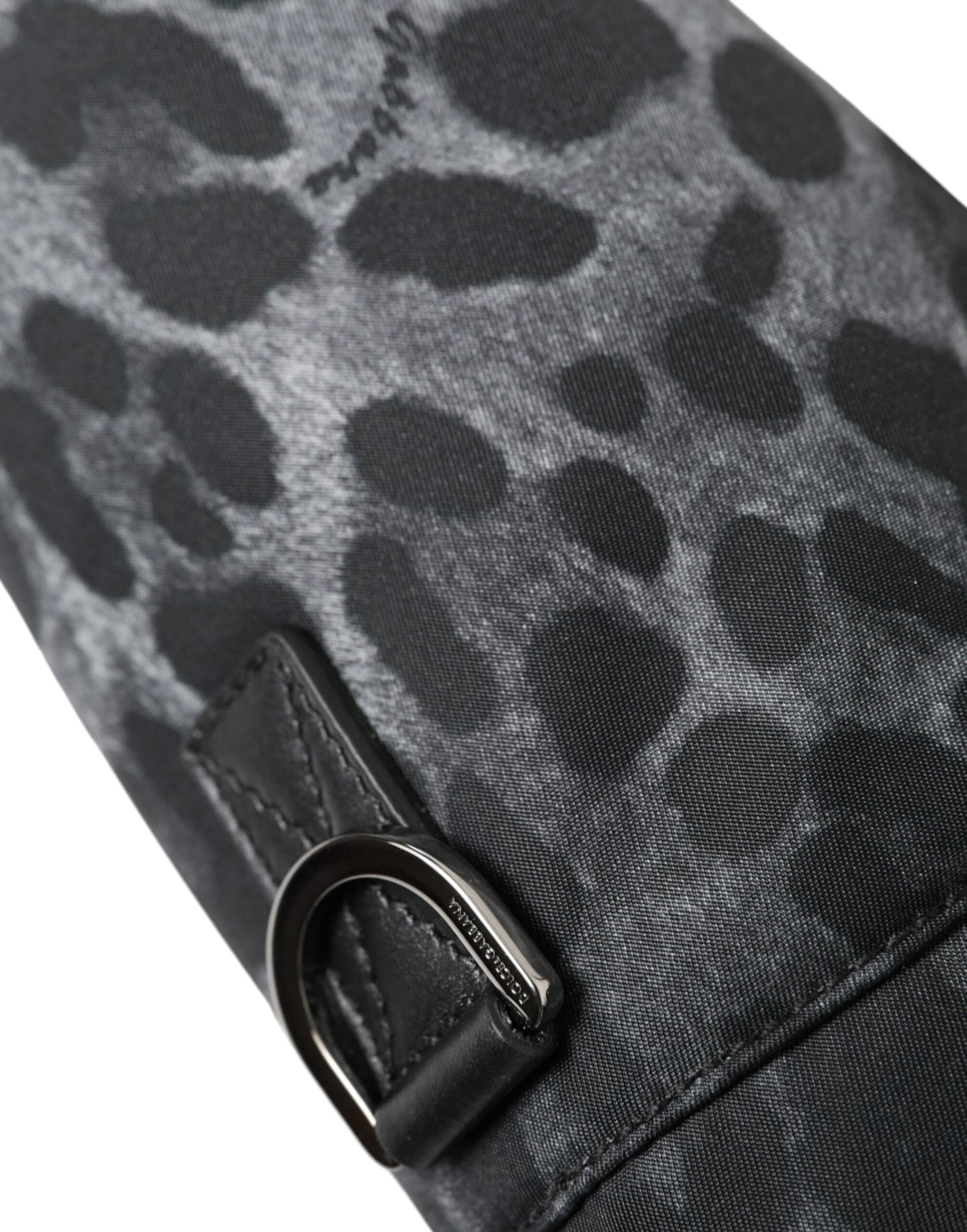 Dolce & Gabbana Black Leopard Round Slim Tote Bottle Cage Bag - 4