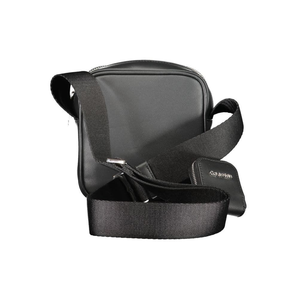 Calvin Klein Black Polyurethane Men Shoulder Bag - 2