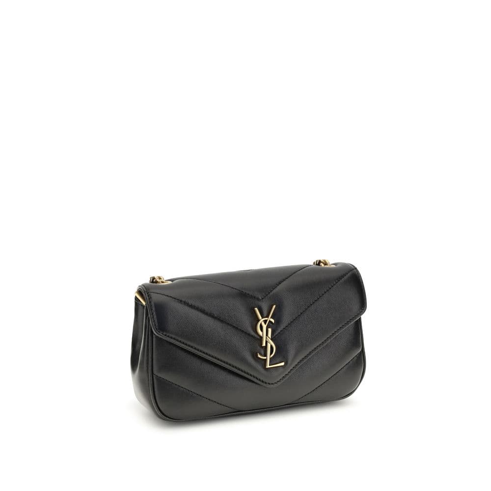 Saint Laurent Black Lamb Ovis Aries Aries Shoulder Bag - 2