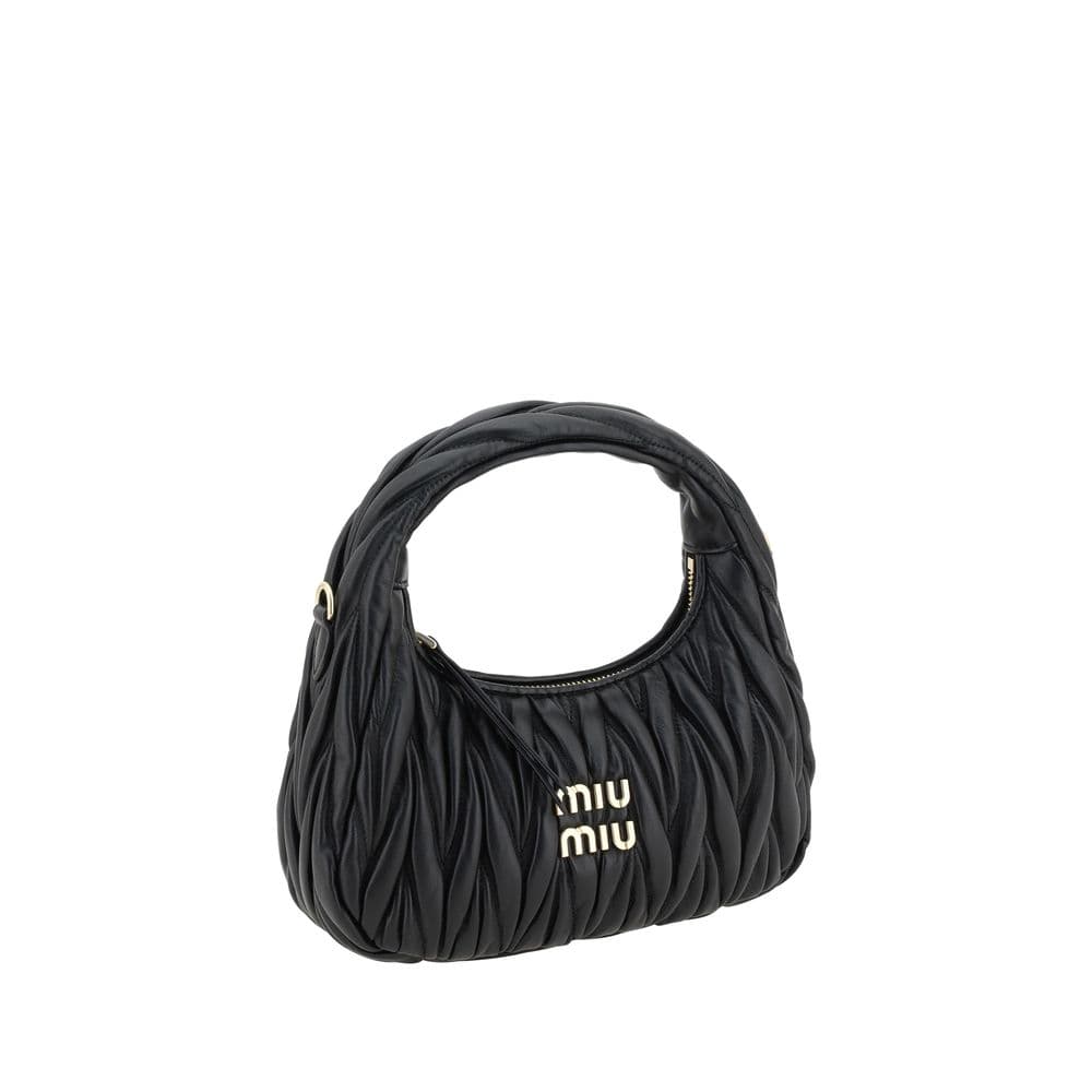 Miu Miu Black Lamb Ovis Aries Aries Handbag - 2