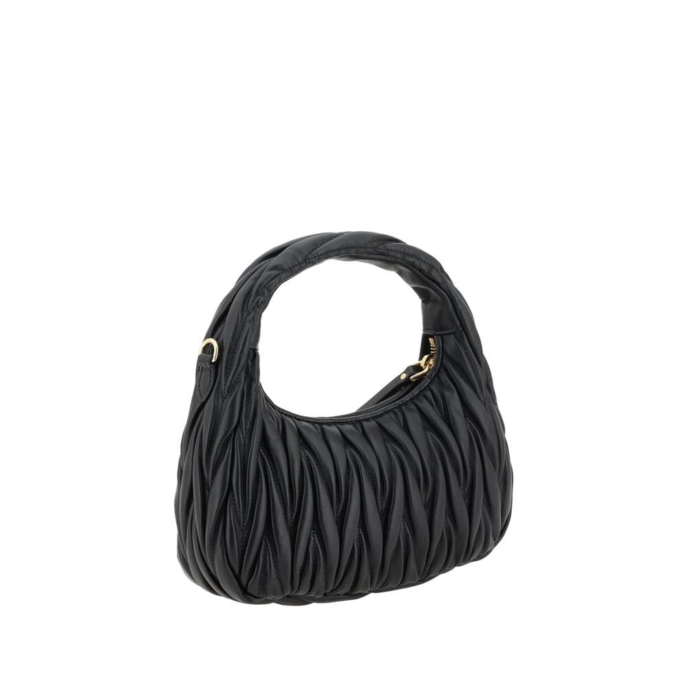 Miu Miu Black Lamb Ovis Aries Aries Handbag - 3