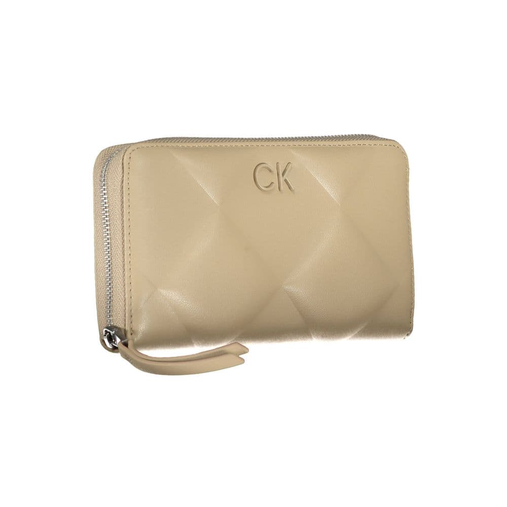Calvin Klein Beige Polyester Women Wallet - 3