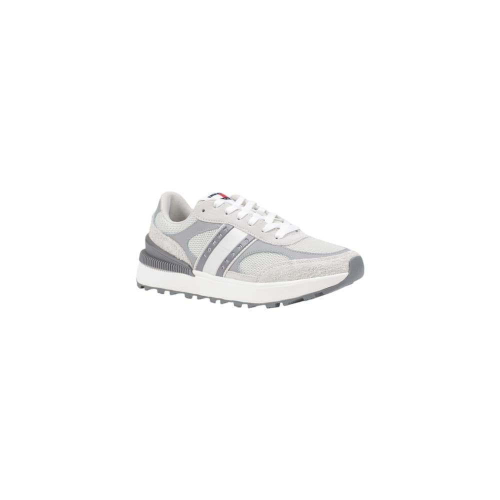 Tommy Hilfiger Jeans Gray Suede Leather Athletic Sneakers - 2