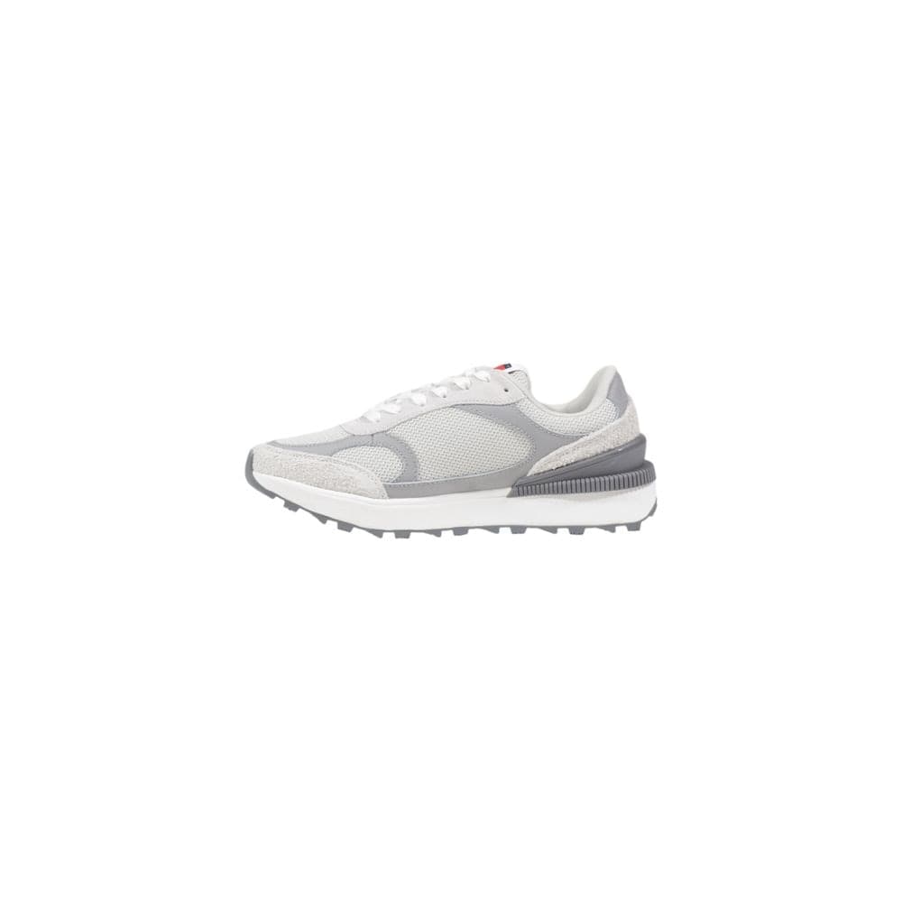 Tommy Hilfiger Jeans Gray Suede Leather Athletic Sneakers - 3