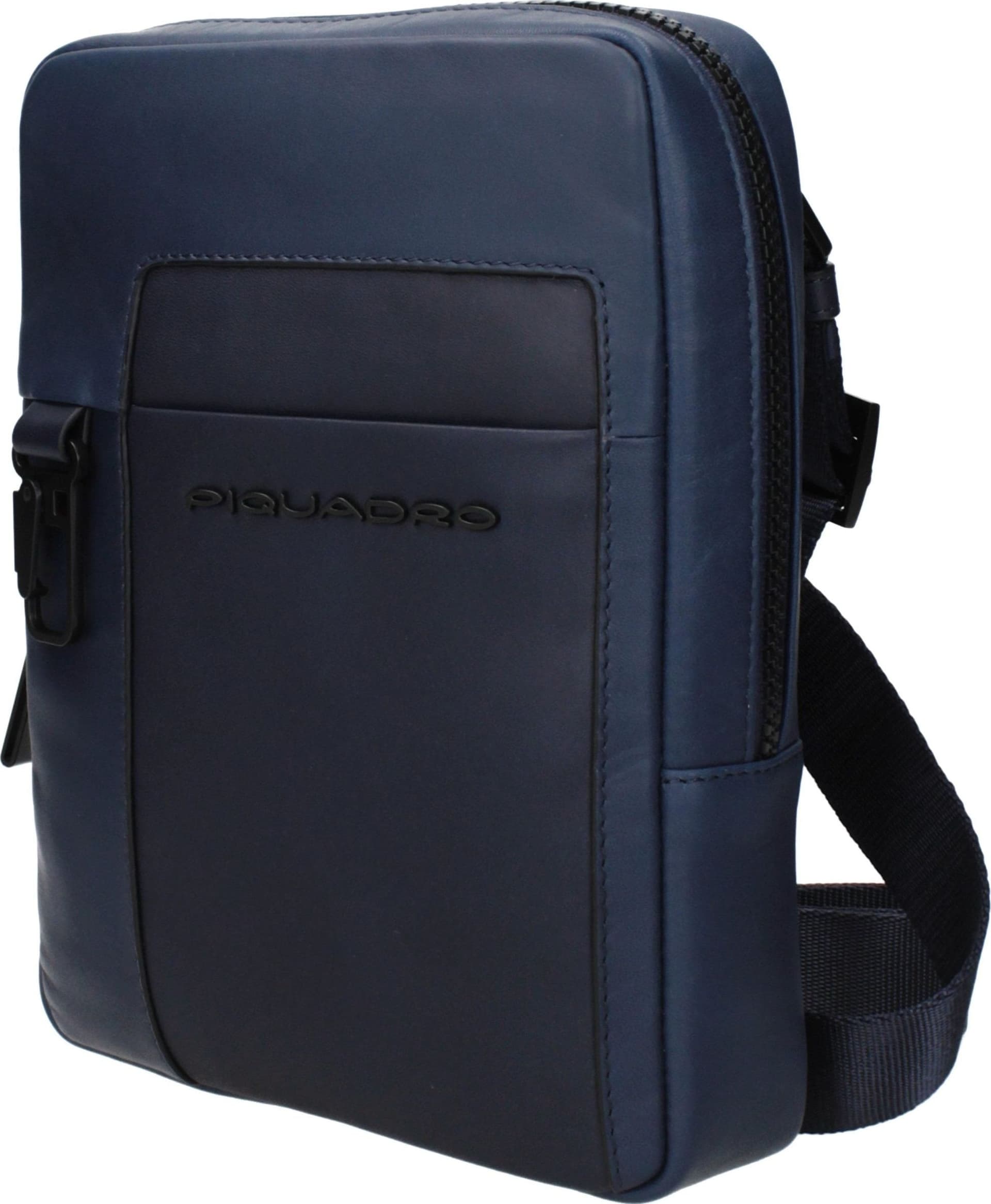 Piquadro Blue Leather Crossbody Bag - 2