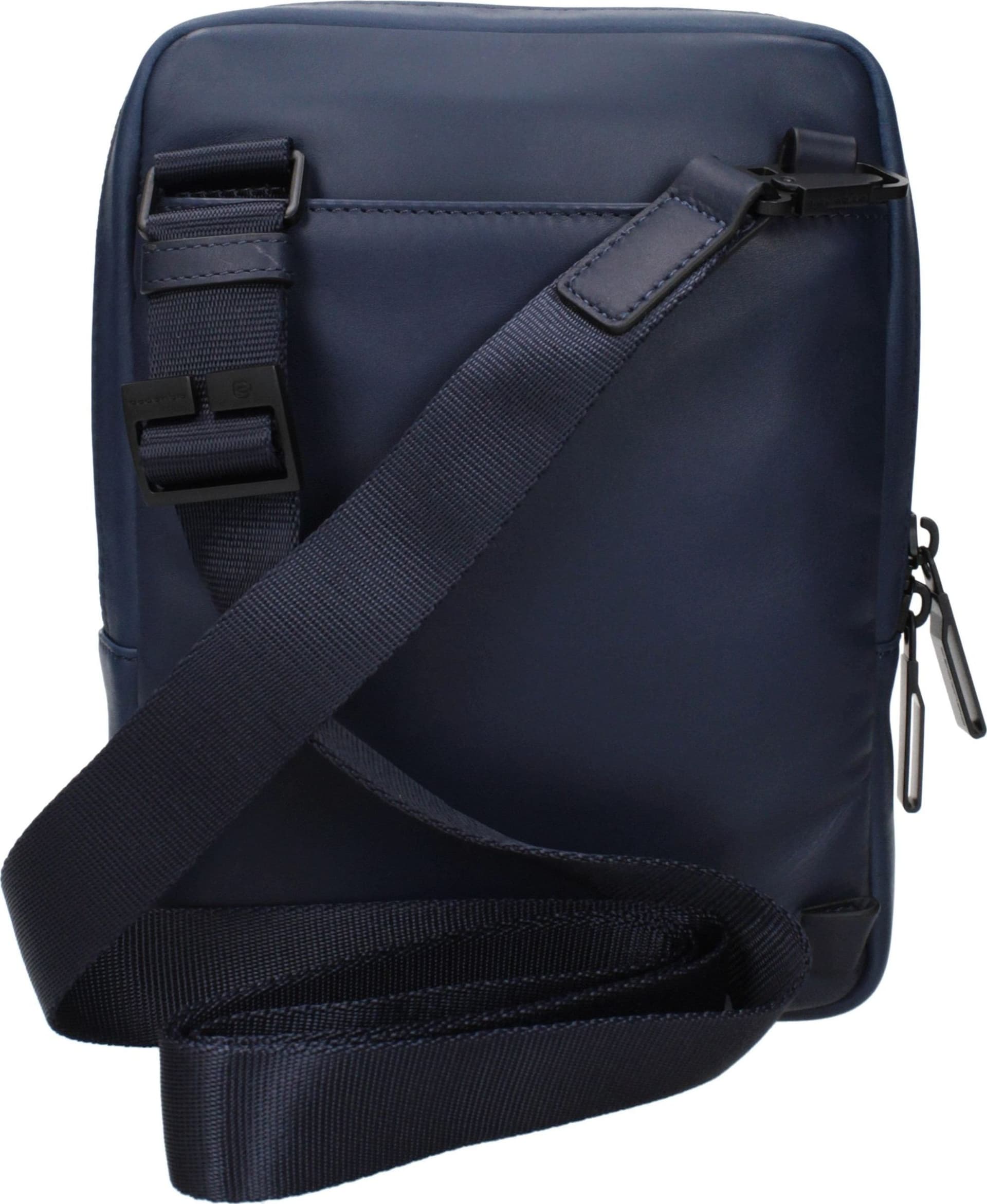 Piquadro Blue Leather Crossbody Bag - 3