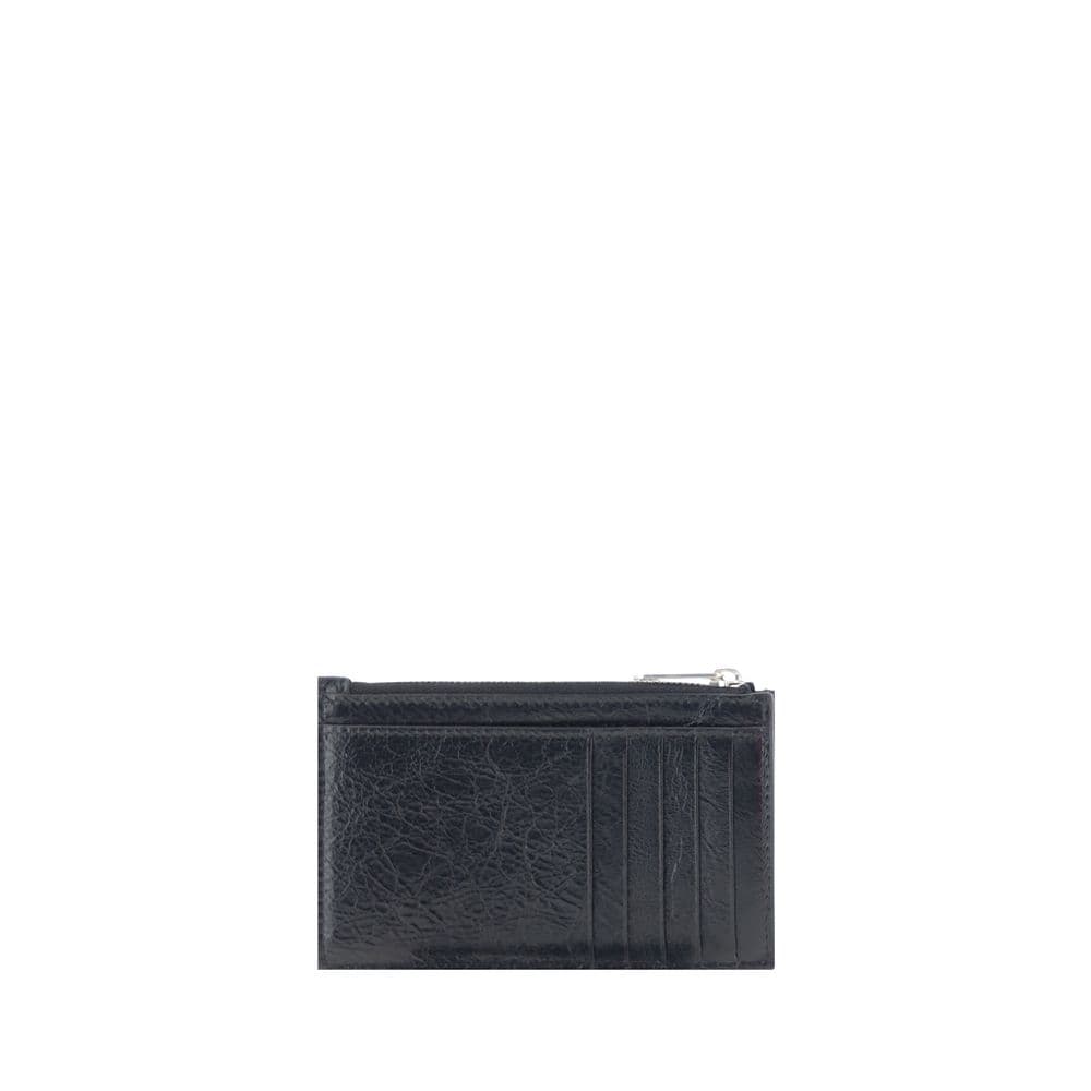 Balenciaga Black Lamb Ovis Aries Aries Wallet - 2