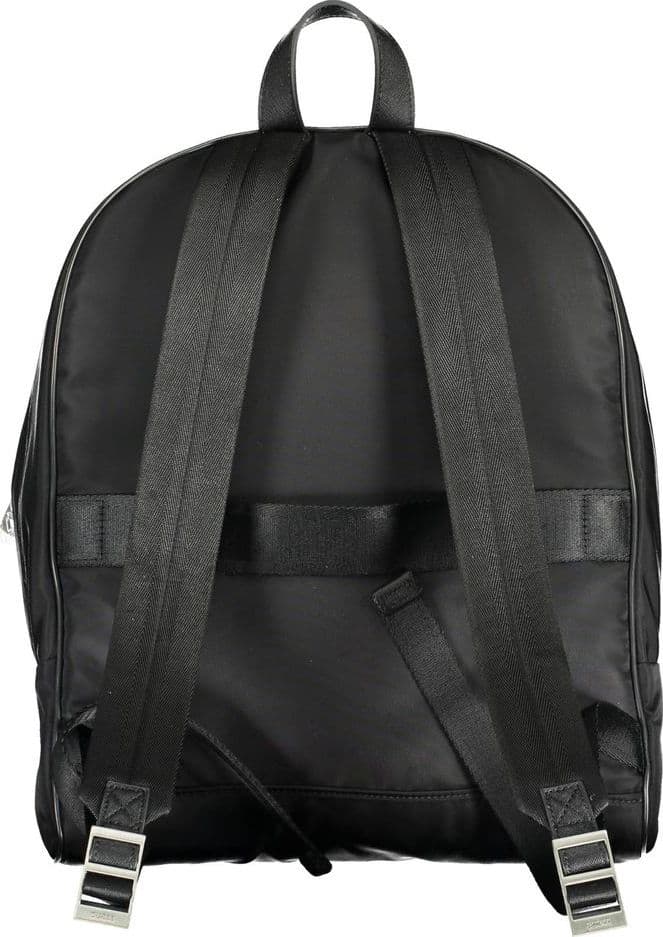 Guess Jeans Nero Nylon Men Backpack - 2