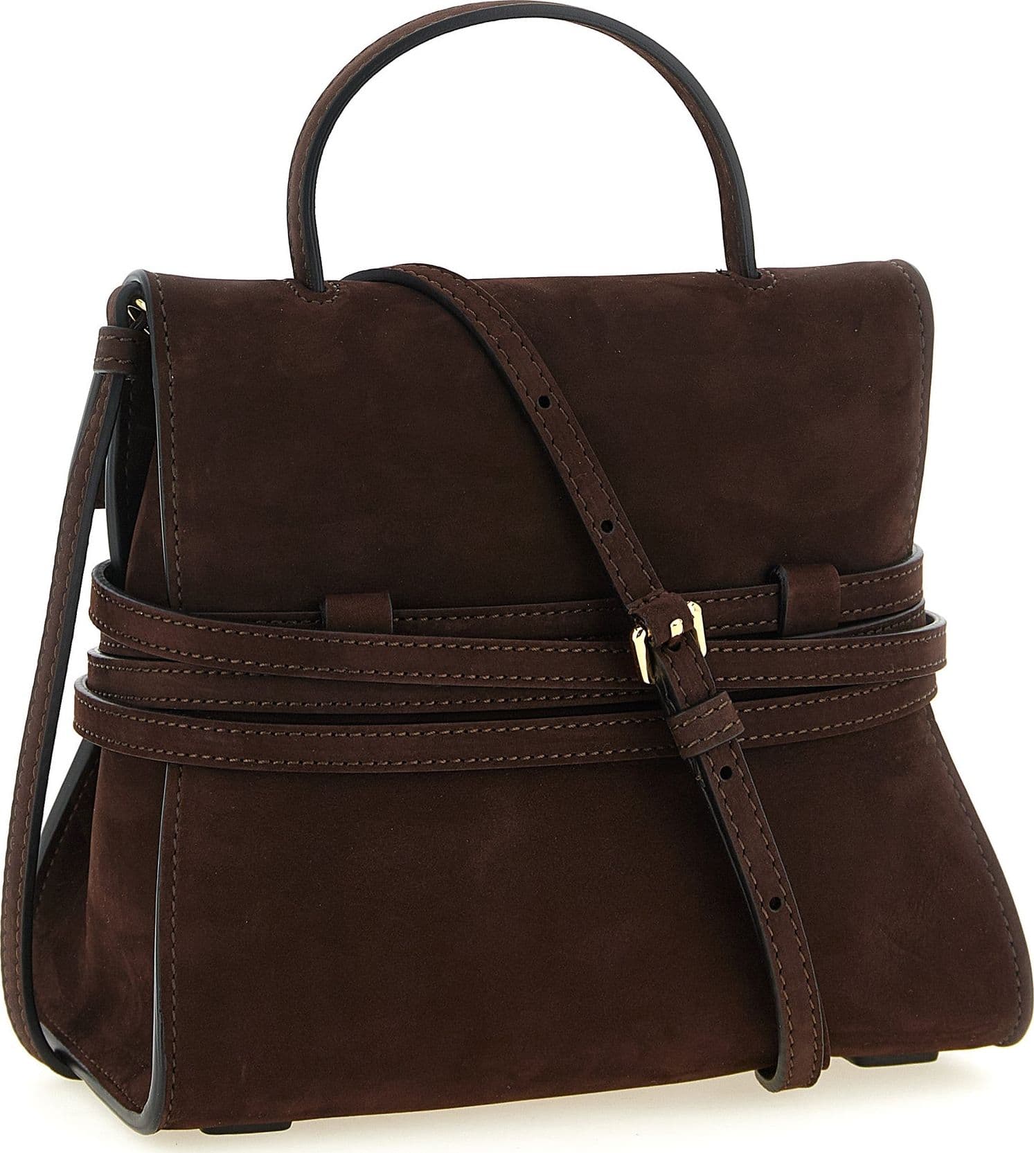 Moschino Brown Calfskin Handbag - 2