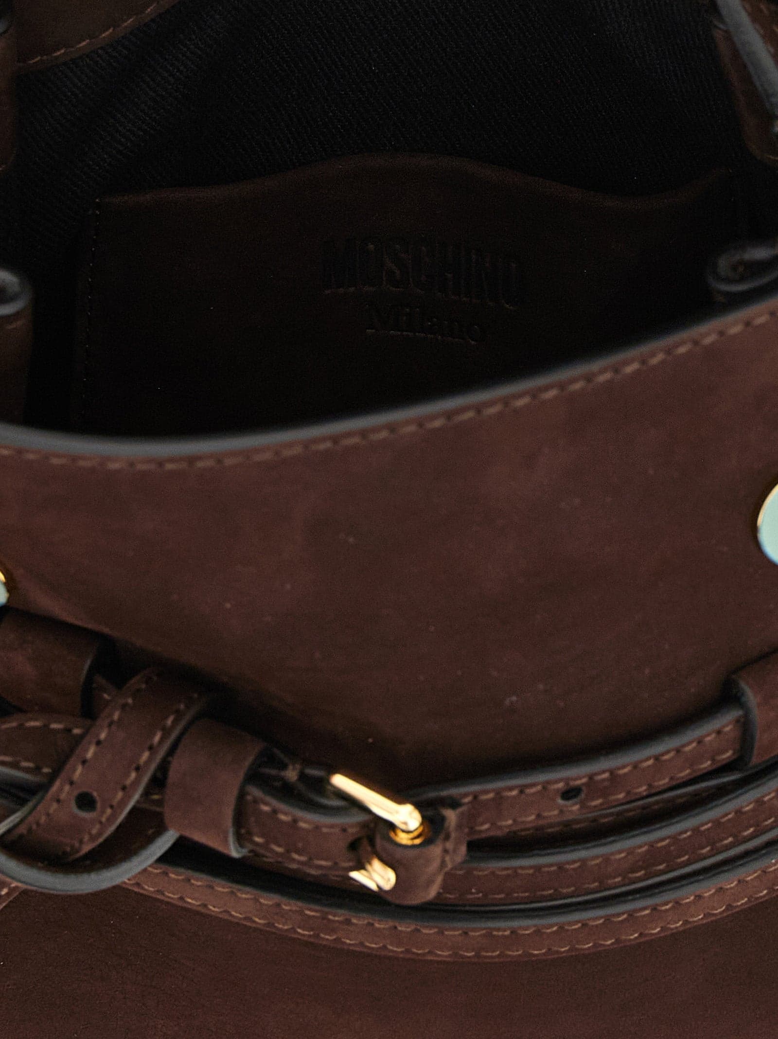 Moschino Brown Calfskin Handbag - 4