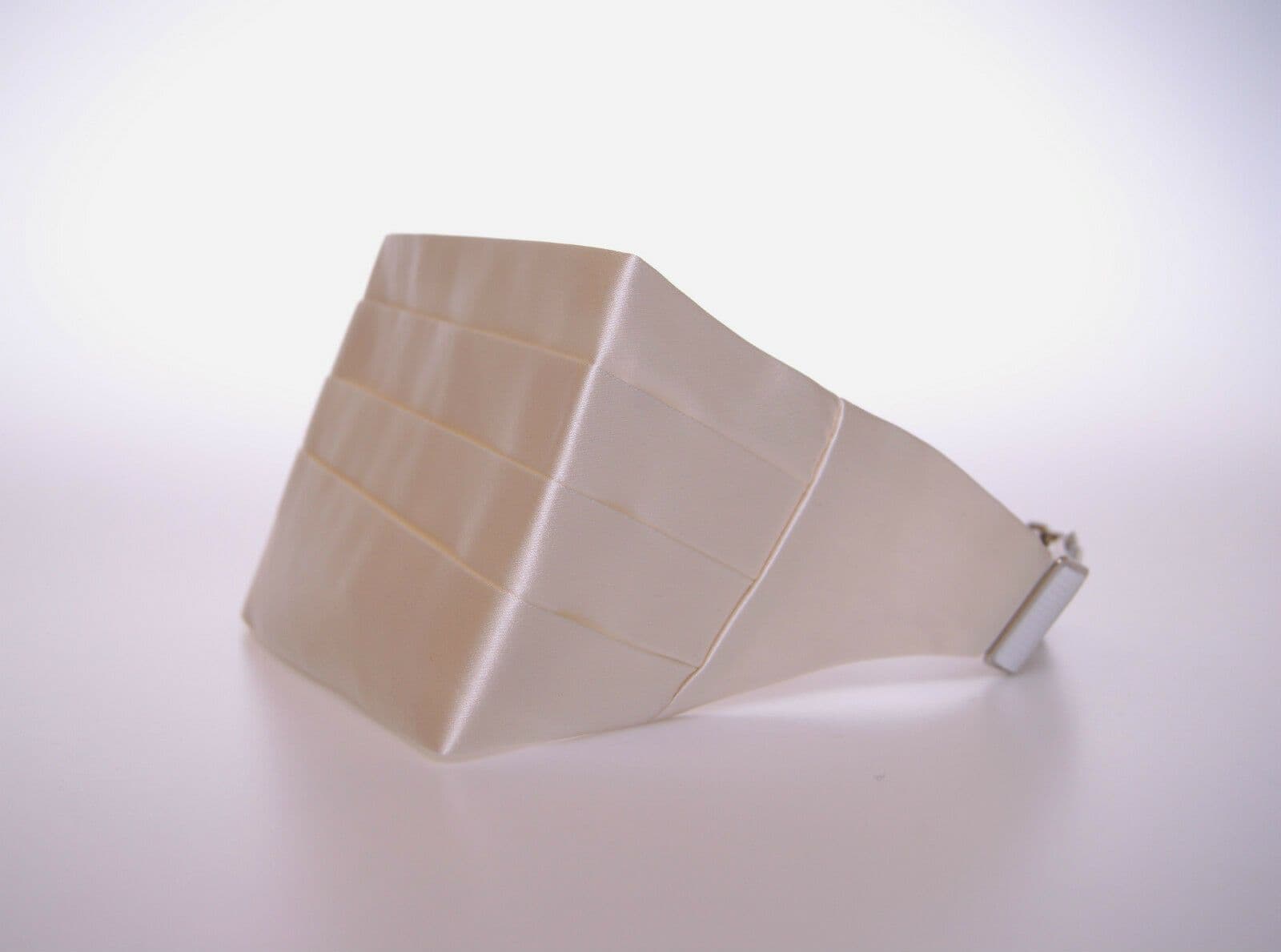 Dolce & Gabbana White Waist Tuxedo Smoking Belt Cummerbund - 2