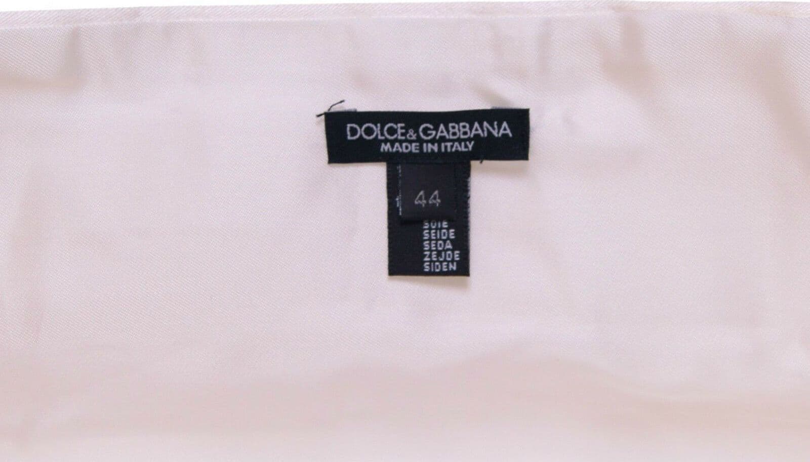 Dolce & Gabbana White Waist Tuxedo Smoking Belt Cummerbund - 3