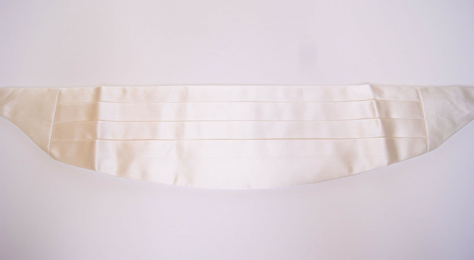 Dolce & Gabbana White Waist Tuxedo Smoking Belt Cummerbund - 5